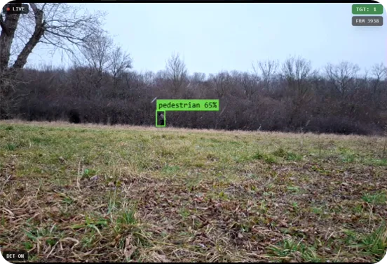 Personenerkennung bei Schneefall